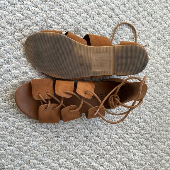 H&M Brown faux suede Gladiator sandals - Picture 3 of 5